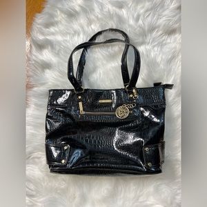 Anne Klein black genuine leather bag